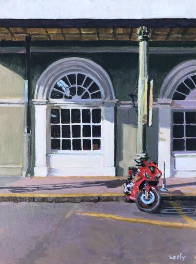 Red Mototcycle, <br>Elizabeth Neely